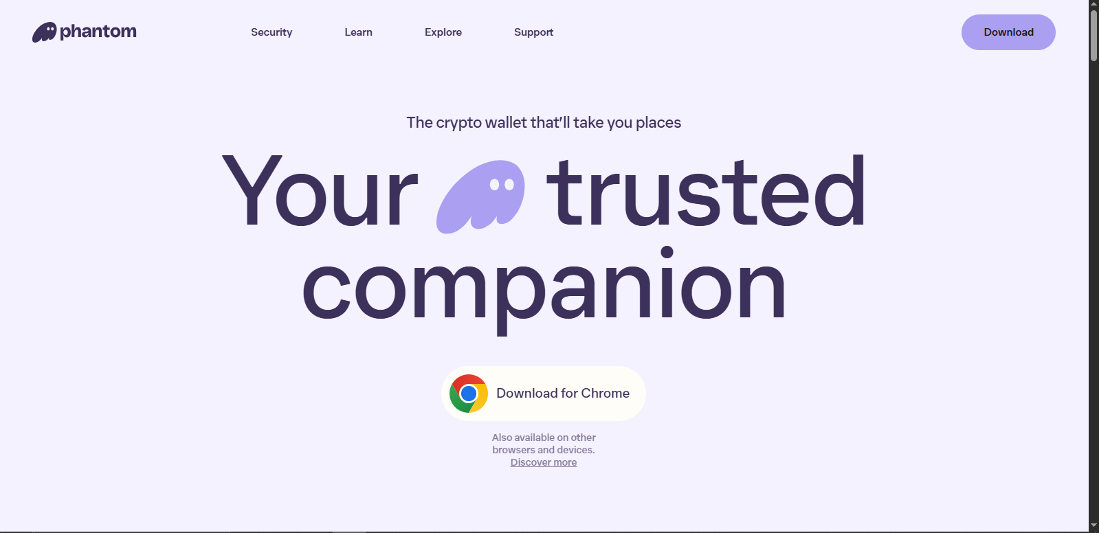 Phantom Wallet Website