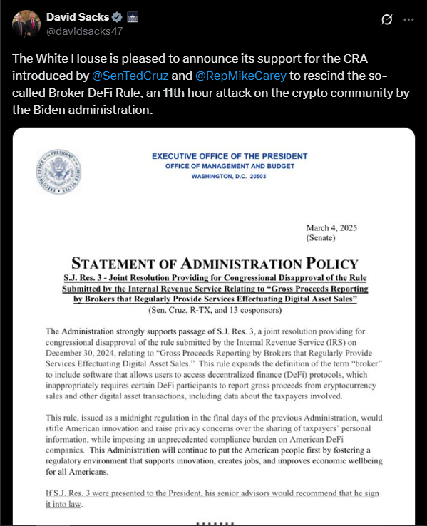 The repeal of the previous rule | Source: Twitter
